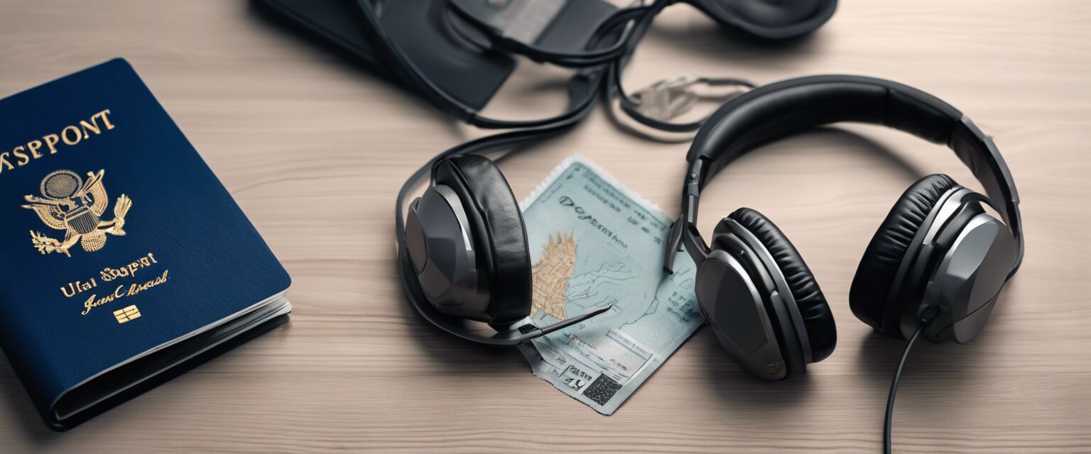 Noise-canceling headphones for travel